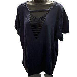 TORRID Navy Blue  Short Sleeve Tee Shirt